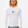 Rip Curl UV-Shirt Rashvest CORPS L/S 1000-WHITE 2023 -Outlet FCS Store 103375 12IMRV 1000 1 scr 13 jpg