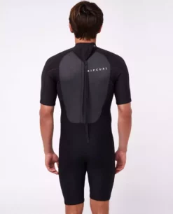 Rip Curl Neoprenanzug OMEGA BZ SPRING 2/2 Herren Shorty 90-BLACK 2023 -Outlet FCS Store 114317 111MSP 0090 3 scr 11 jpg