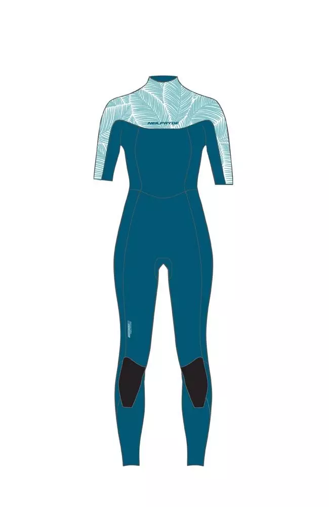 Neil Pryde Neoprenanzug Spark Steamer BZ 3/2 Damen Langarm C2 Petrol / Floral 2023 3 Neil Pryde Neoprenanzug Spark Steamer BZ 3/2 Damen Langarm C2 Petrol / Floral 2023