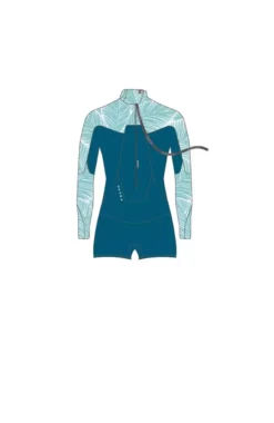 Neil Pryde Neoprenanzug Spark L/S Spring BZ 2/2 Damen Shorty C2 Petrol / Floral 2023 5 Neil Pryde Neoprenanzug Spark L/S Spring BZ 2/2 Damen Shorty C2 Petrol / Floral 2023 -Outlet FCS Store 1233360002278 2 5 jpg
