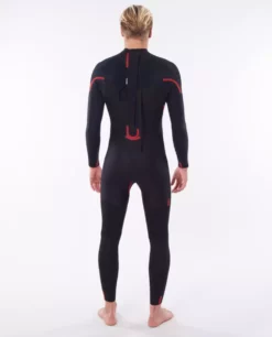 Rip Curl Neoprenanzug OMEGA GB BZ STEAMER 4/3 Herren Langarm 90-BLACK 2023 -Outlet FCS Store 126303 112MFS 0090 7 scr 11 jpg