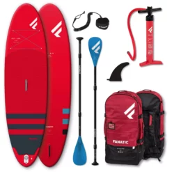 Fanatic SUP Komplett Set Package Fly Air/Pure Red 2023