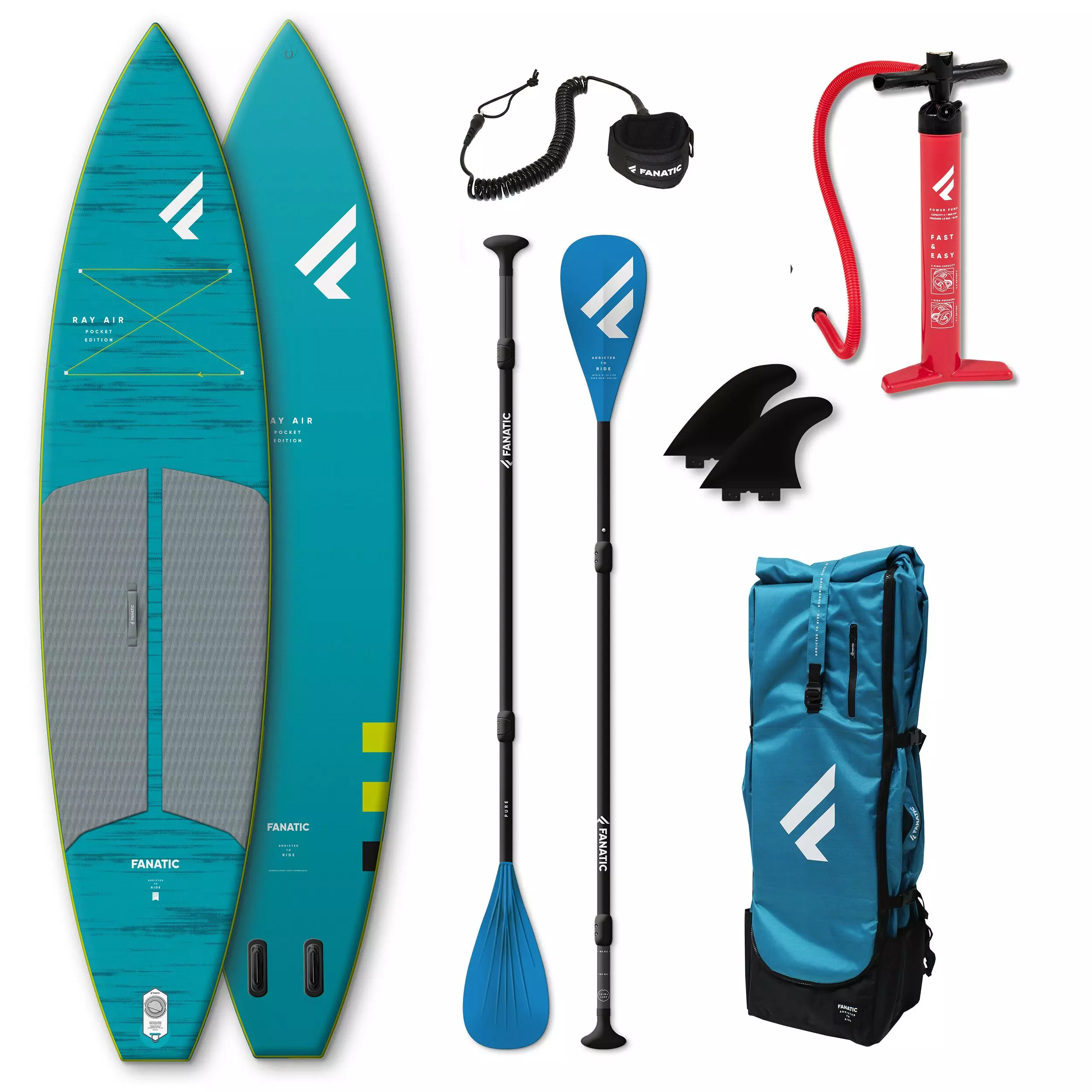 Fanatic SUP Komplett Set Package Ray Air Pocket/Pure 2023 3 Fanatic SUP Komplett Set Package Ray Air Pocket/Pure 2023