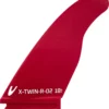 Maui Ultra Fins Windsurf Finne X-TWIN-R-02 ROT US/SLOT