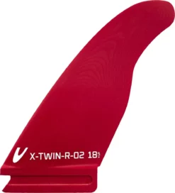Maui Ultra Fins Windsurf Finne X-TWIN-R-02 ROT US/SLOT