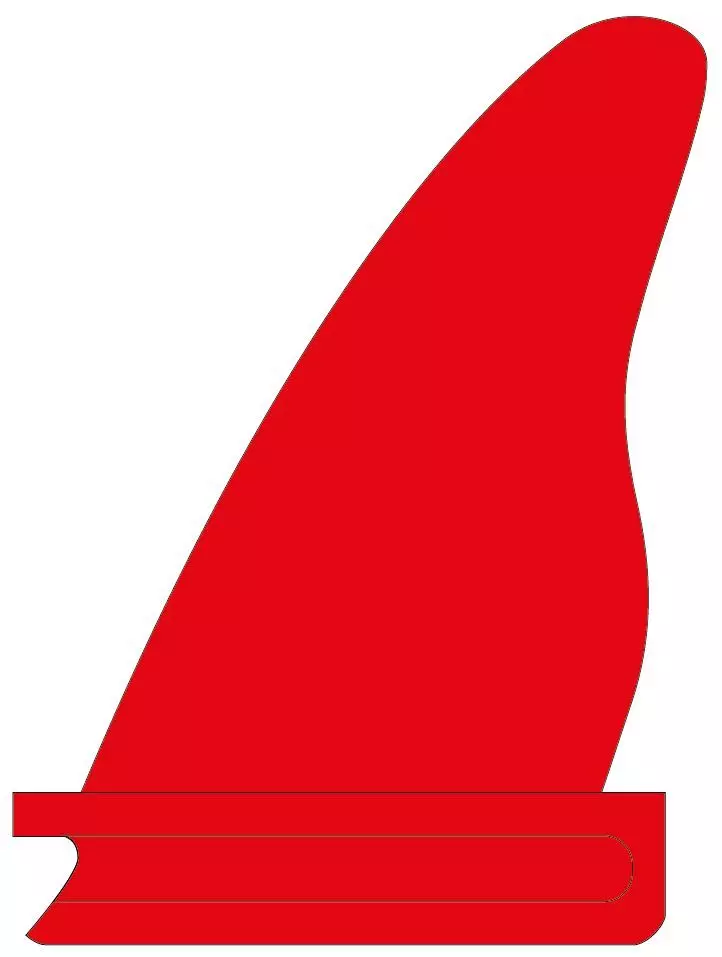 Maui Ultra Fins Windsurf Finne X-TRI ROT-WEIß US-System 3 Maui Ultra Fins Windsurf Finne X-TRI ROT-WEIß US-System