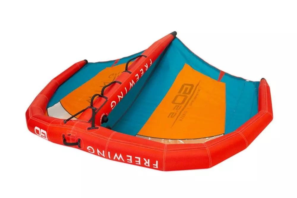 FreeWing Surf Wing GO WINDOW Orange And Teal 2023 6 FreeWing Surf Wing GO WINDOW Orange And Teal 2023 – Bild 4