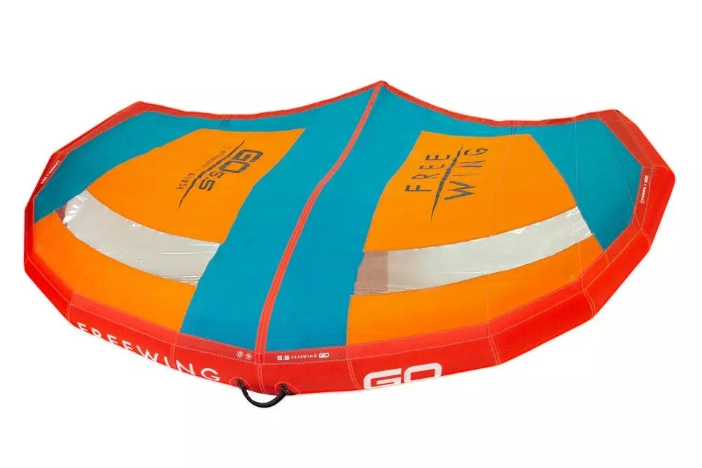 FreeWing Surf Wing GO WINDOW Orange And Teal 2023 7 FreeWing Surf Wing GO WINDOW Orange And Teal 2023 – Bild 5