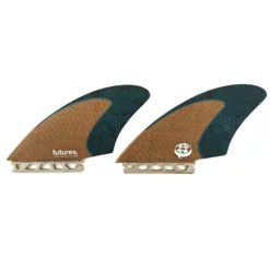 Futures Finnen Twin Fin Set Rasta Keel Honeycomb Jute Jute (co)