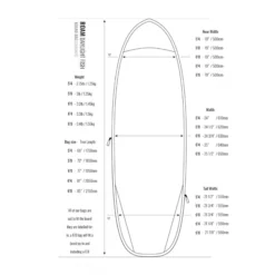 Roam Boardbag Surfboard Daylight Hybrid Fish Silber 2023 -Outlet FCS Store 21572 5 14 jpg