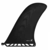 Futures Finnen Single Fin Rudder Fiberglass Black US Schwarz (co)