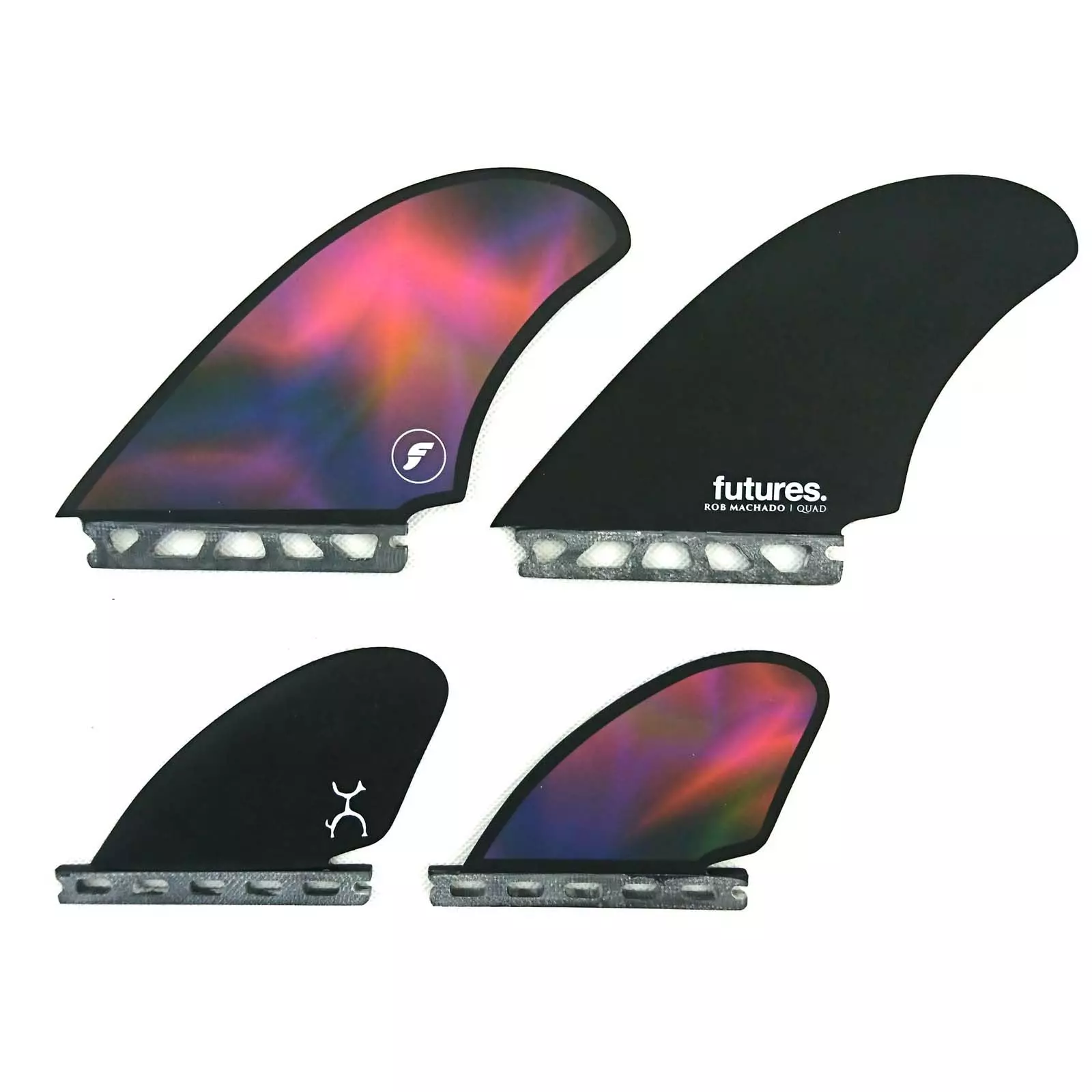 Futures Finnen Quad Fin Set Machado Honeycomb Schwarz (co) 7 Futures Finnen Quad Fin Set Machado Honeycomb Schwarz (co) – Bild 5