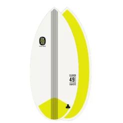Skim One Skimboard EPS Epoxy Bambus CLOVER Gelb - 2023