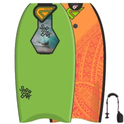 Flood Bodyboard Streak Lime Orange Maori - 2023