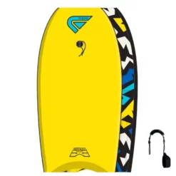 Flood Bodyboard Dynamx Stringer Gelb Tribe II - 2023