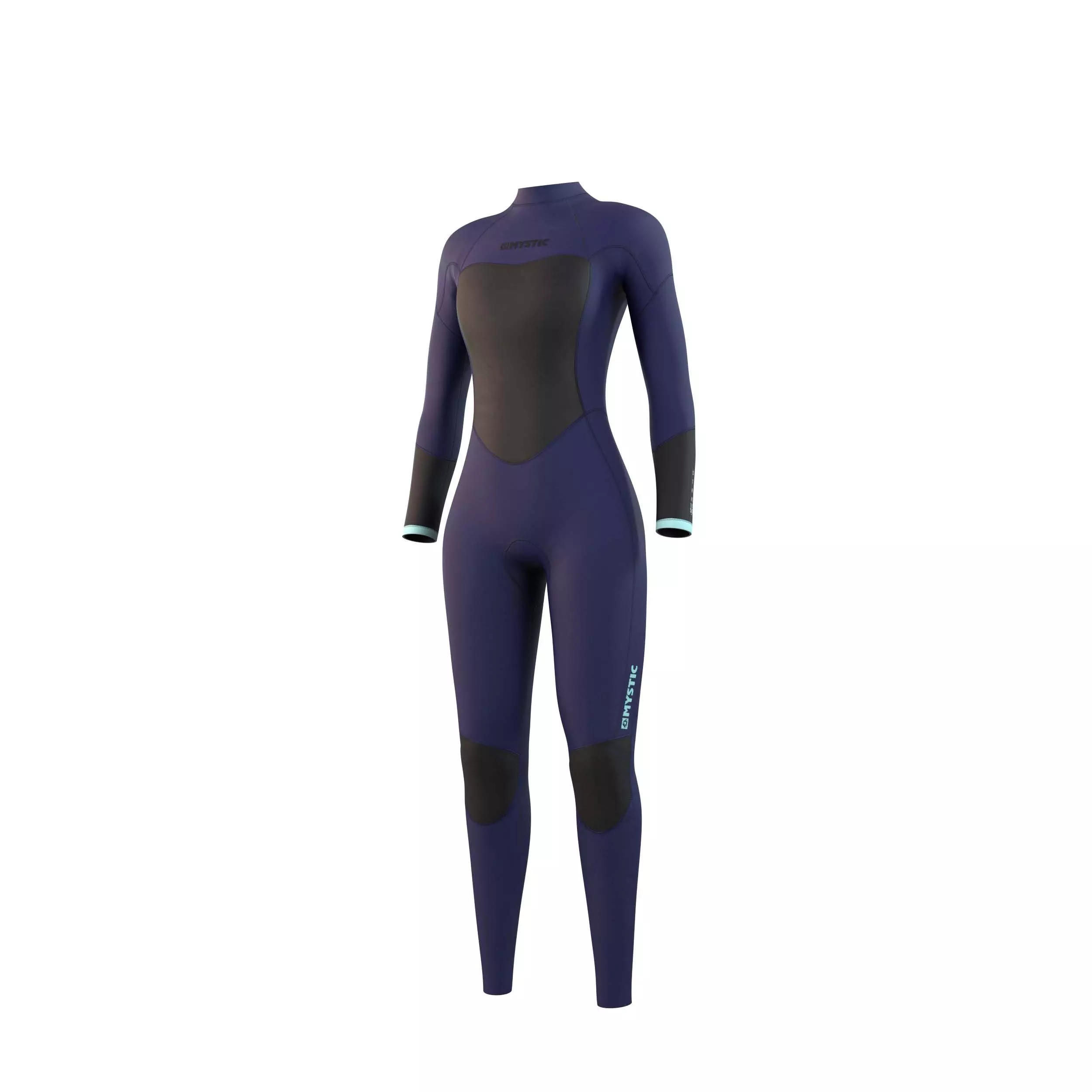 Mystic Neoprenanzug Star Fullsuit Bzip Women 3/2 Damen Langarm 449-Night Blue 2023 3 Mystic Neoprenanzug Star Fullsuit Bzip Women 3/2 Damen Langarm 449-Night Blue 2023