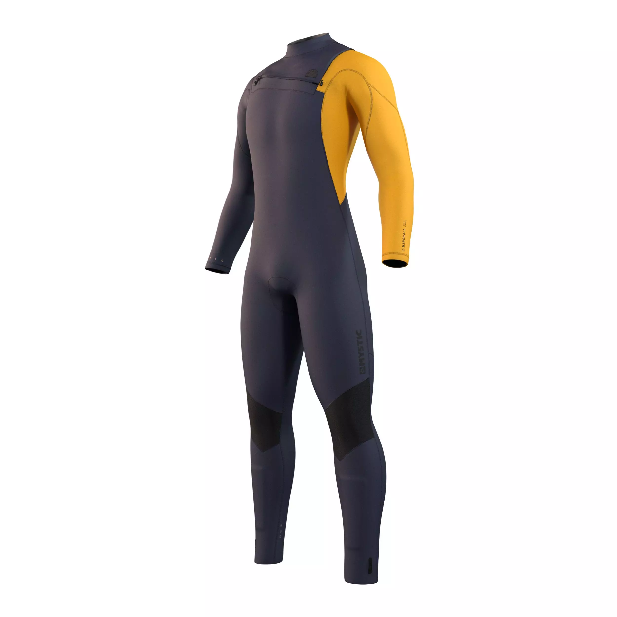 Mystic Neoprenanzug Marshall Fullsuit Fzip 3/2 Herren Langarm 444-Blue / Mustard 2022 3 Mystic Neoprenanzug Marshall Fullsuit Fzip 3/2 Herren Langarm 444-Blue / Mustard 2022