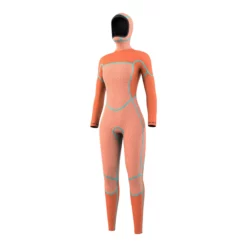 Mystic Neoprenanzug Gem Hooded Fullsuit 3 DFzip Women 6/4 Damen Langarm 900-Black 2023 -Outlet FCS Store 35000 220015 900 03 15 jpg