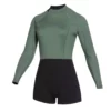 Mystic Neoprenanzug Lunar Longarm Shorty Bzip Women 2/2 Damen Shorty 643-Dark Olive 2023