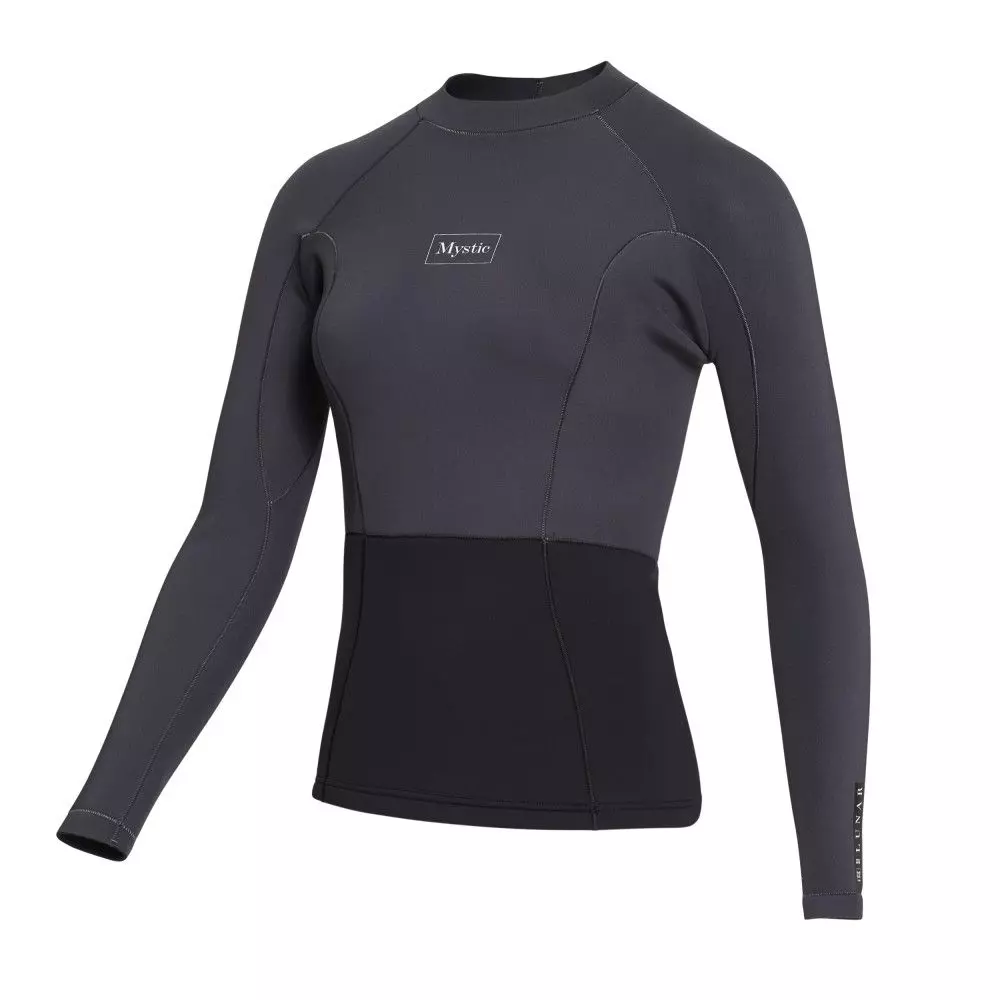 Mystic Neopren Überzieher Lunar L/S Vest Neoprene 2mm Women 2/2 802-Dark Grey 2023 3 Mystic Neopren Überzieher Lunar L/S Vest Neoprene 2mm Women 2/2 802-Dark Grey 2023