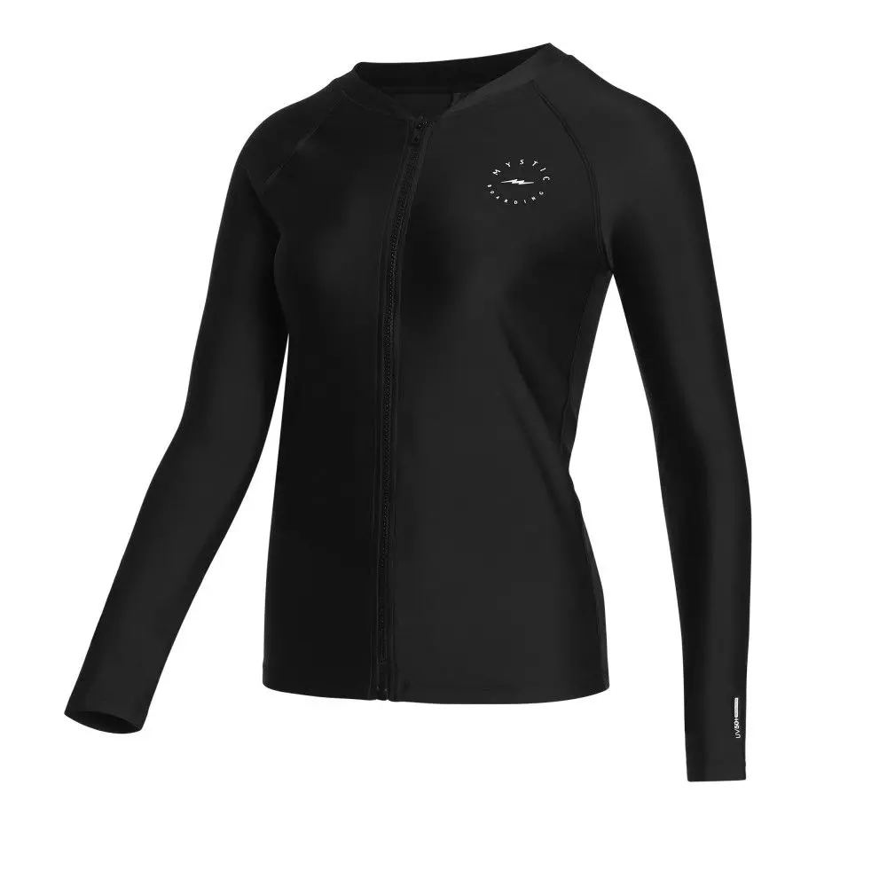 Mystic UV-Shirt Rashvest Jayde Zip Thru Rashvest 900-Black 2023 3 Mystic UV-Shirt Rashvest Jayde Zip Thru Rashvest 900-Black 2023