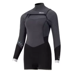 Pro Limit Neoprenanzug Flare Sunset Shorty La Freezip (Dl) 19 3/2 Damen Shorty Black/Ivory 2021 -Outlet FCS Store 400 15059 010 pure girl flare sunset shorty la 3 2 freezip dl black ivory side 13 jpg