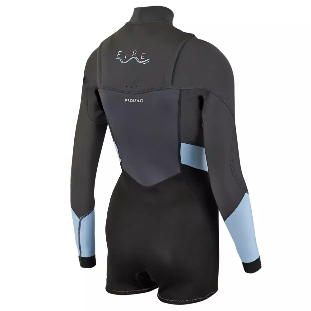 Pro Limit Neo Anzug Fire Sunset Shorty La Freezip (DL) 3/2 Damen Shorty Black/Ash/IceBlue 2023 5 Pro Limit Neo Anzug Fire Sunset Shorty La Freezip (DL) 3/2 Damen Shorty Black/Ash/IceBlue 2023 – Bild 3
