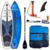 STX SUP Komplett Set Hybrid Cruiser Blue/Orange 2023