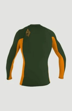 Oneill UV Shirt Youth Premium Skins L/S Rash Guard GM4 DARKOLIVE/BLAZE/DARKOLIVE 2020 -Outlet FCS Store 4174 GM4 PACK 2 19