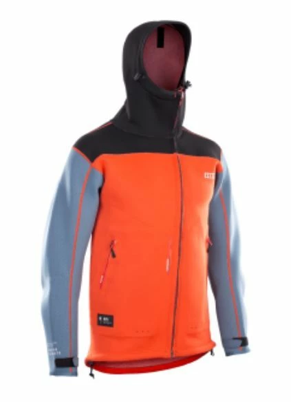 ION Neopren Überzieher Neo Shelter Jacket Amp Red/steel 2021 3 ION Neopren Überzieher Neo Shelter Jacket Amp Red/steel 2021