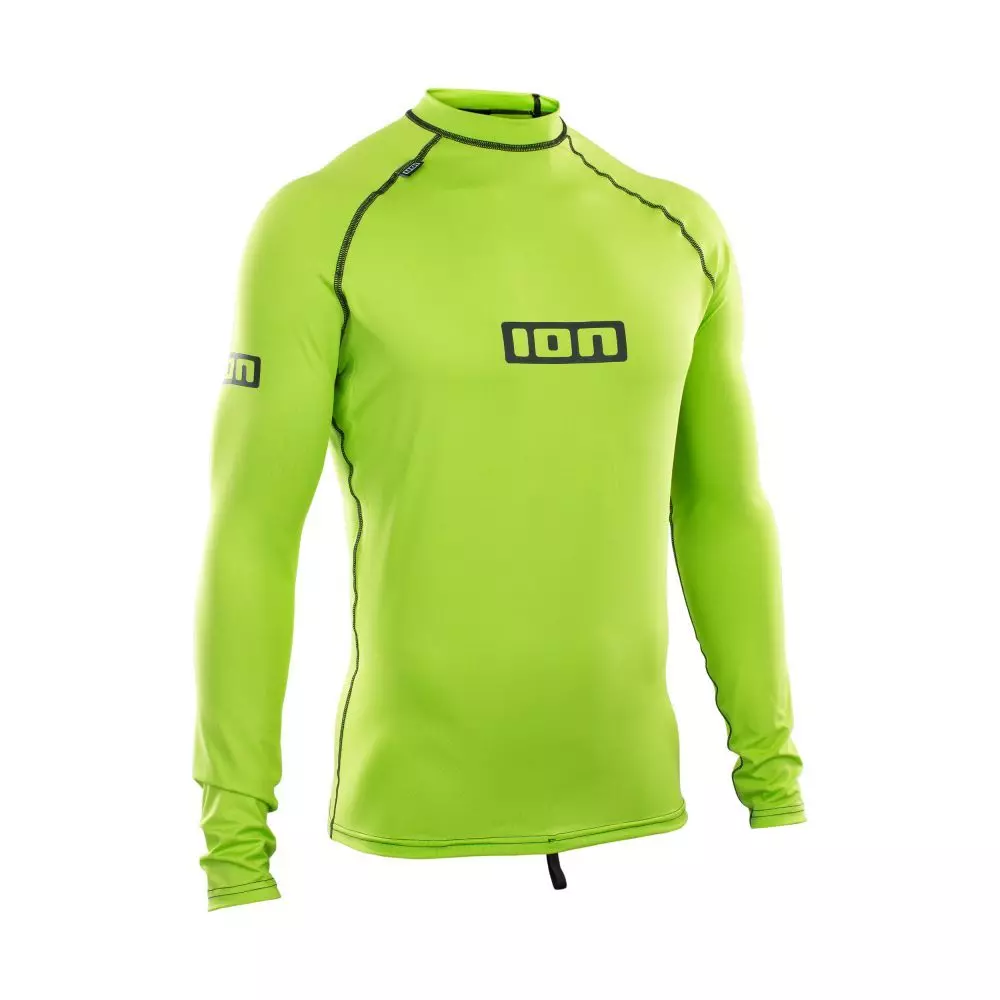 ION UV-Shirt Rashvest Promo Rashguard Men LS Lime Green 2023 3 ION UV-Shirt Rashvest Promo Rashguard Men LS Lime Green 2023