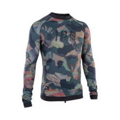 ION UV-Shirt Rashvest Rashguard Maze LS 210 Grey-camo 2022