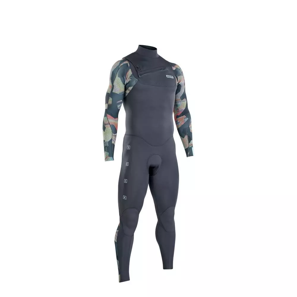 ION Neoprenanzug Seek Core Front Zip 4/3 Herren Langarm 210 Grey-camo 2022 3 ION Neoprenanzug Seek Core Front Zip 4/3 Herren Langarm 210 Grey-camo 2022