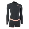 ION Neoprenanzug Amaze Shorty 2.0 LS Back Zip Damen Shorty 900 Black 2023
