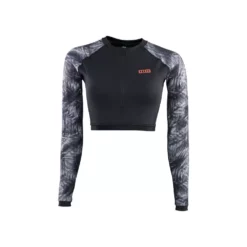 ION UV-Shirt Shorty Rasghuard LS 013 Black-flowers 2023 -Outlet FCS Store 48233 4191 3 5 jpg