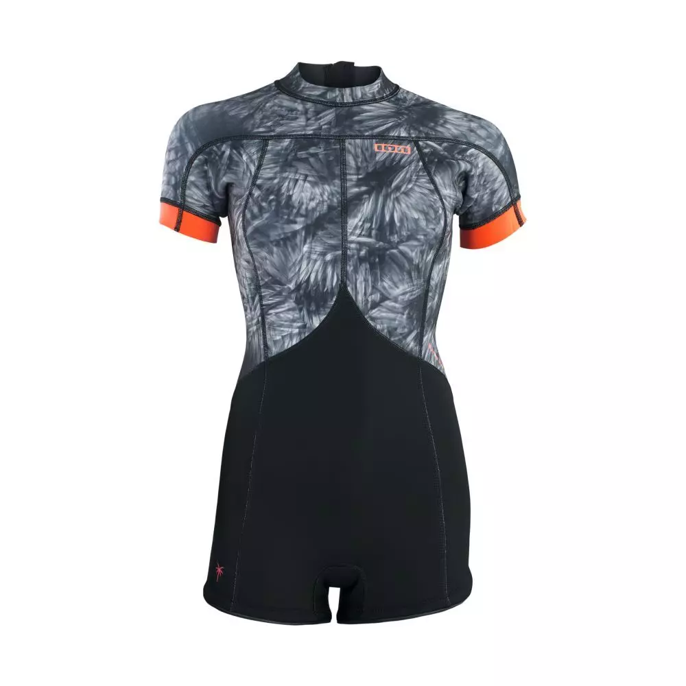 ION Neoprenanzug Amaze Shorty 2.5 SS Back Zip 2.5 Damen Shorty 013 Black-flowers 2023 5 ION Neoprenanzug Amaze Shorty 2.5 SS Back Zip 2.5 Damen Shorty 013 Black-flowers 2023 – Bild 3