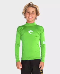 Rip Curl UV-Shirt Rashvest BOYS CORPO L/SL UV TEE LIME 2020