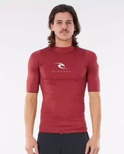 Rip Curl UV-Shirt CORPS S/SL UV - MAROON 2021