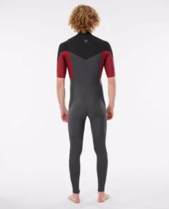 Rip Curl Neoprenanzug D/PATROL PERF CZ SS GB 2/2 Herren Kurzarm MAROON 2021 -Outlet FCS Store 80023 WSM9YM 4370 2 scr 12 jpg