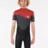 Rip Curl Neoprenanzug OMEGA S/SL SPRING 1,5 Herren Shorty MAROON 2021