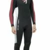 Ascan Neoprenanzug Wave Junior Overall 4 Junior Langarm Schwarz/rot (co)
