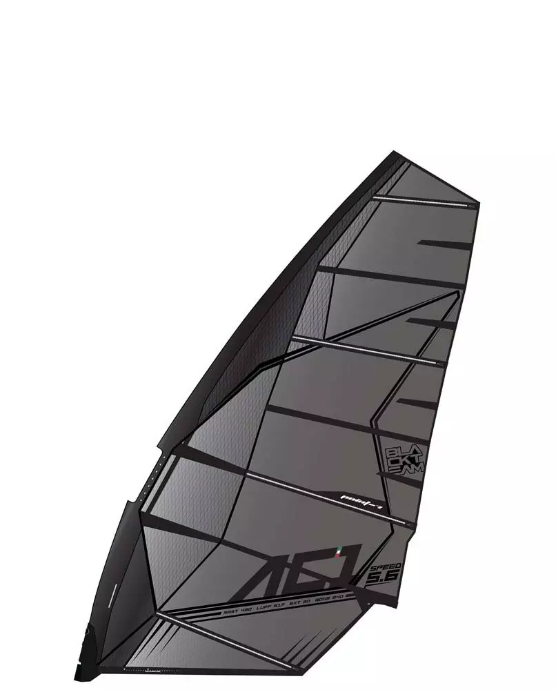 Point 7 Windsurf Segel AC1 Pro Black 2022 3 Point 7 Windsurf Segel AC1 Pro Black 2022