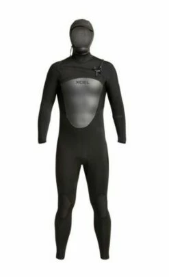 Xcel Neoprenanzug Men Axis X2 Hooded 5/4 Herren Langarm Black 2023