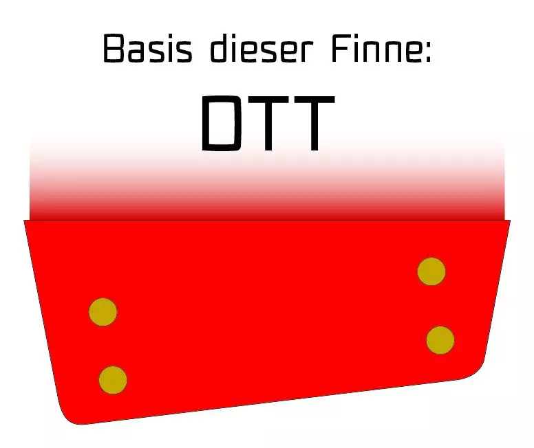 Maui Ultra Fins Windsurf Finne SLALOM-RACE ROT-WEIß Deep Tuttle Box 4 Maui Ultra Fins Windsurf Finne SLALOM-RACE ROT-WEIß Deep Tuttle Box – Bild 2