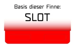 Maui Ultra Fins Windsurf Finne X-TWIN ROT SLOT -Outlet FCS Store Basen SLOT rot 60 jpg