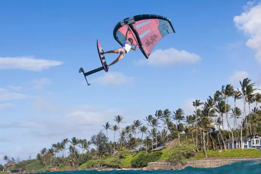 Duotone Surf Wing Slick SLS C04:red/blue 2023 – Bild 2