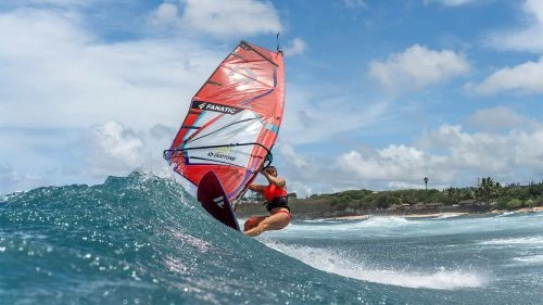 Duotone Windsurf Segel Super_Hero C02:coral 2023 8 Duotone Windsurf Segel Super_Hero C02:coral 2023 – Bild 6