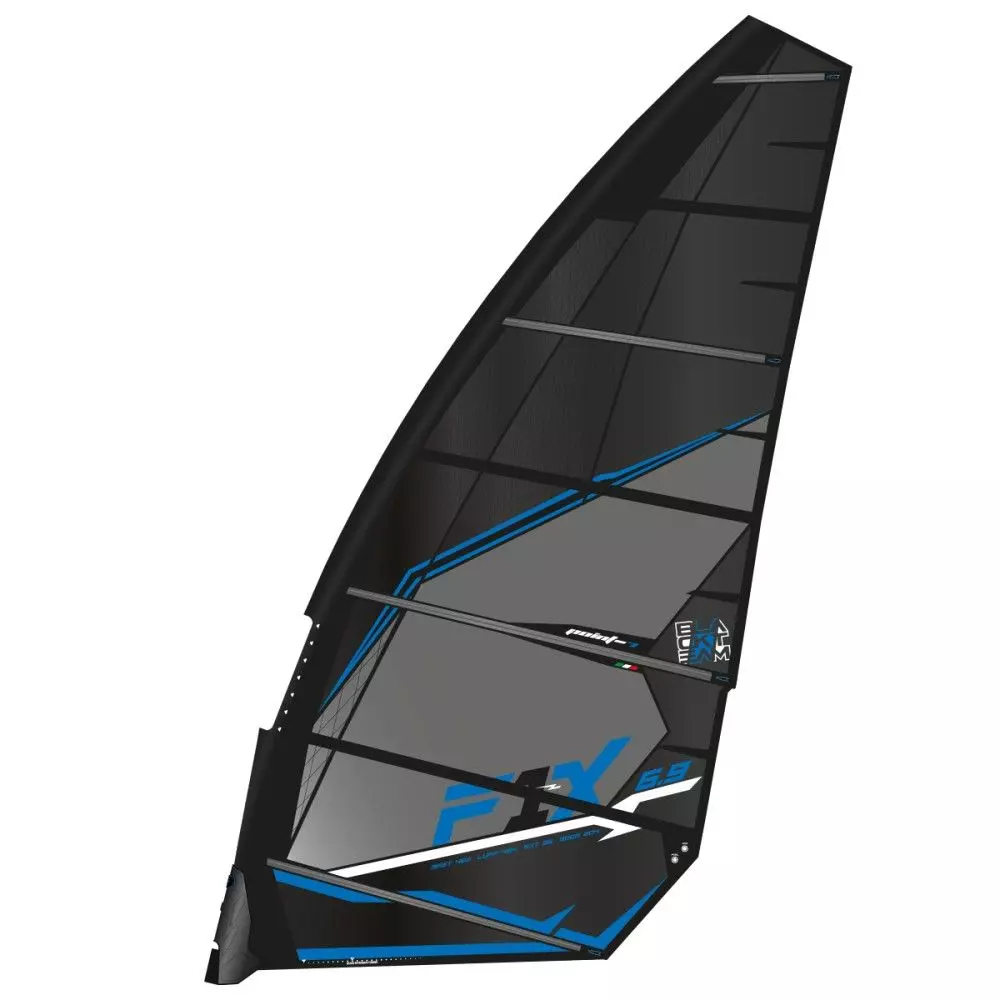 Point 7 Foil Segel F1-X Black 2023 3 Point 7 Foil Segel F1-X Black 2023