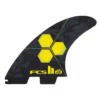 FCS Finnen II AM PC Large Yellow Tri Retail Fins 2023