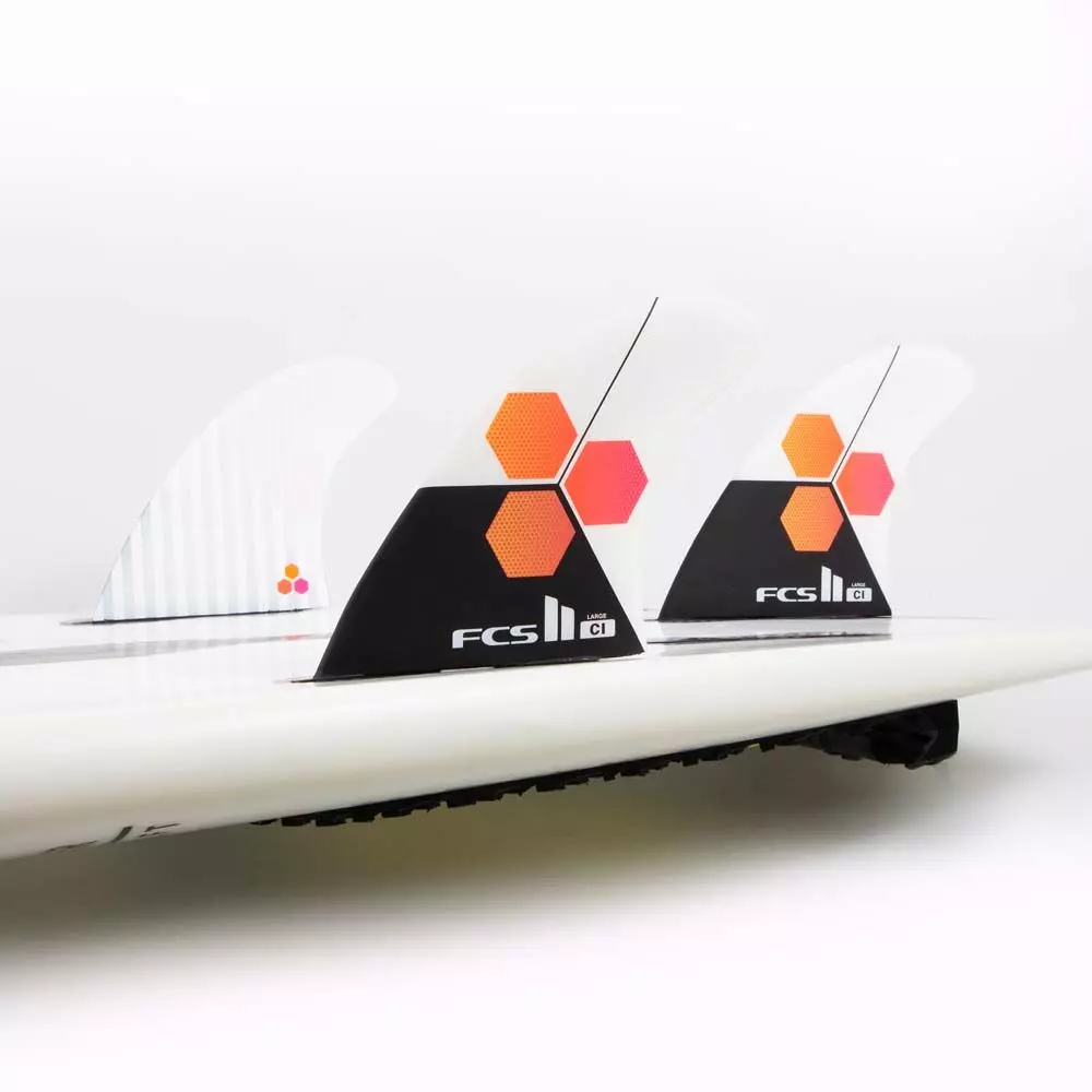 FCS Finnen FCS II CI PC White Tri Retail Fins - 2023 4 FCS Finnen FCS II CI PC White Tri Retail Fins - 2023 – Bild 2